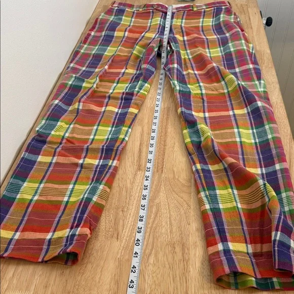 Ralph Lauren Men's Colorful Plaid Chinos